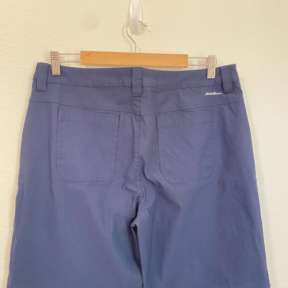 Eddie Bauer Womens Convertible Pants Navy Blue Size 14 - Picture 5 of 10